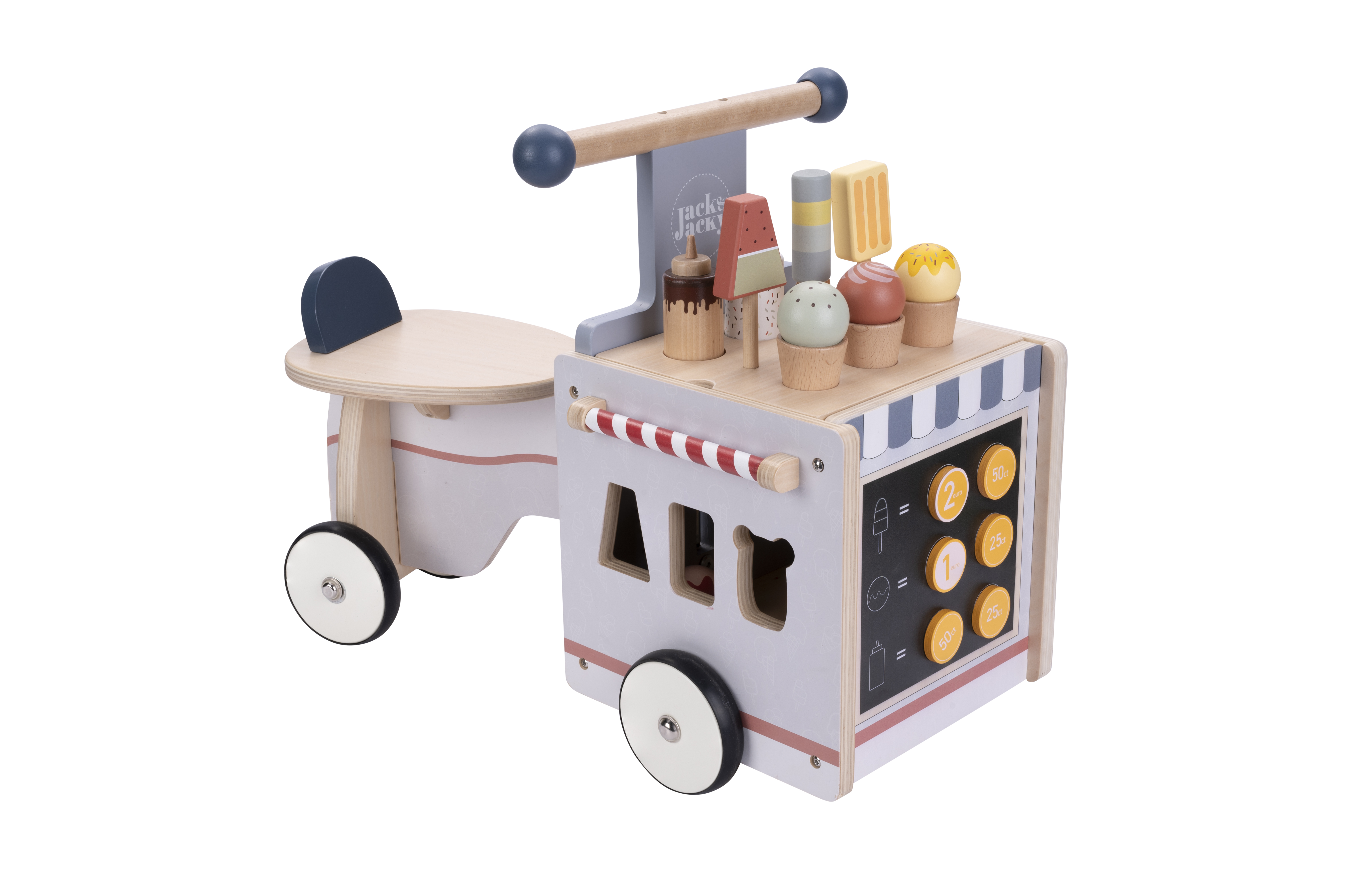 Ijskar loopfiets Jack & Jacky