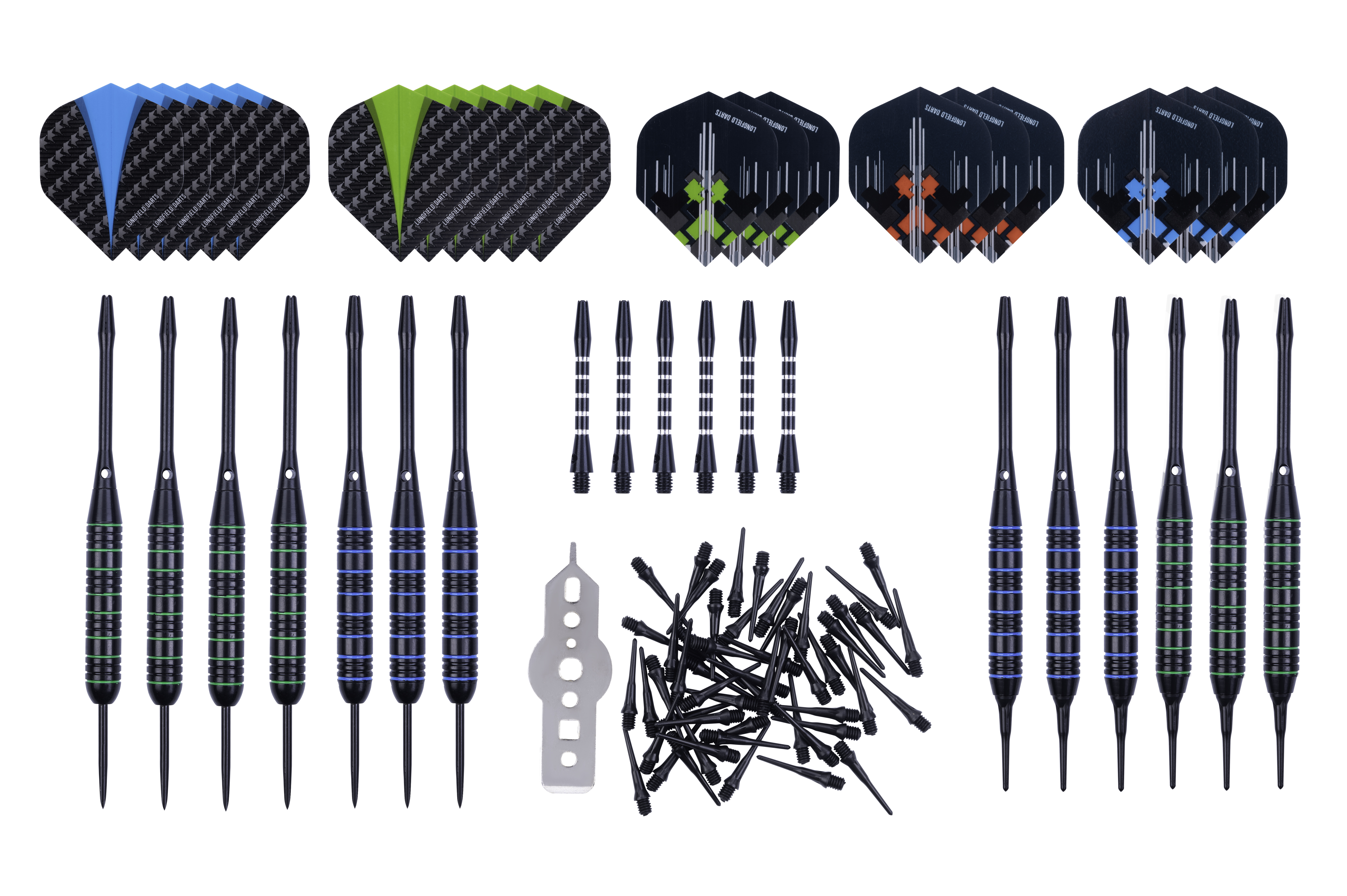 Longfield darts steel softip darts set