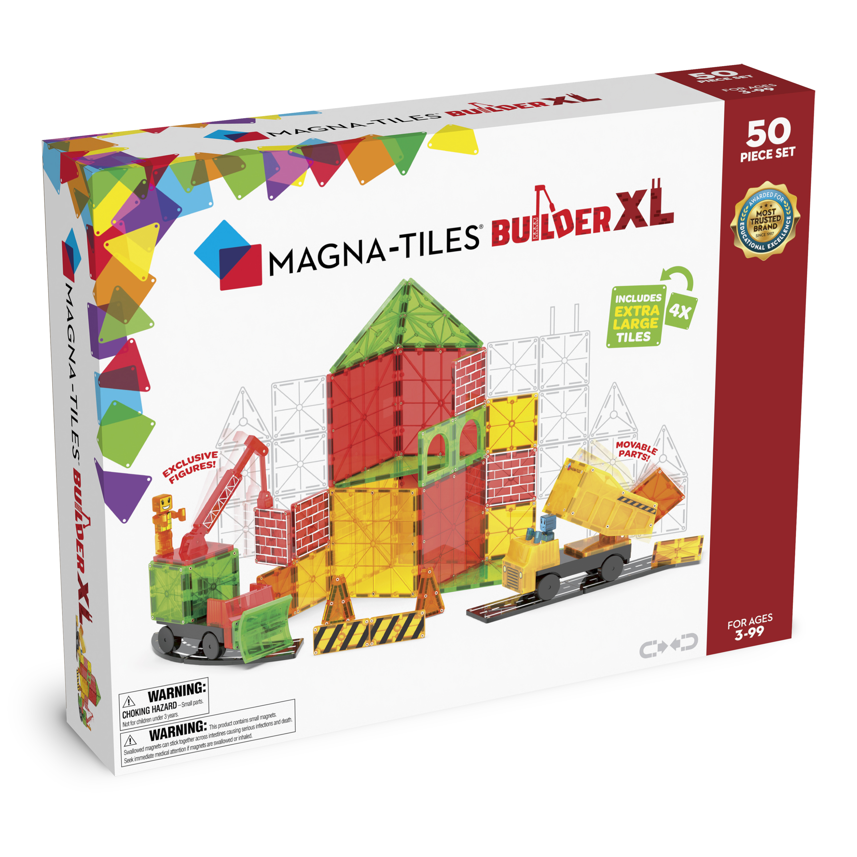 MagnaTiles Builder XL 50 delig