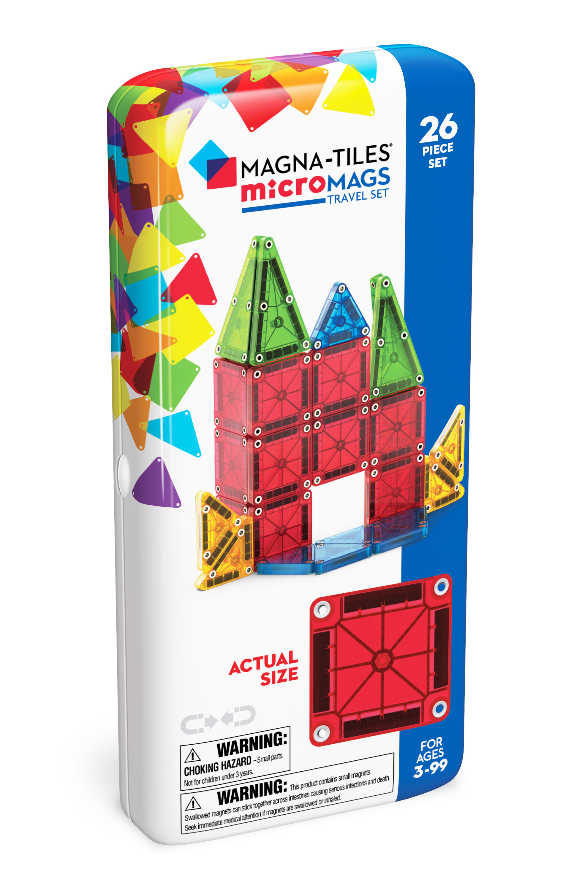 MagnaTiles micro mags travel set 26 delig