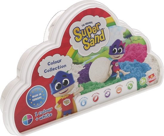 Super Sand Colour Collection wit + 1 groen