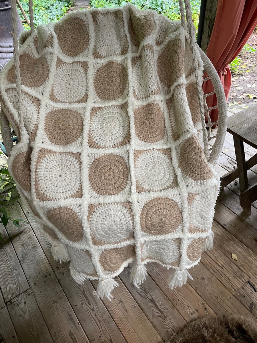 PLAID LAMMY FLEECE - KANT & KLAAR - GEHAAKT - HANDMADE.