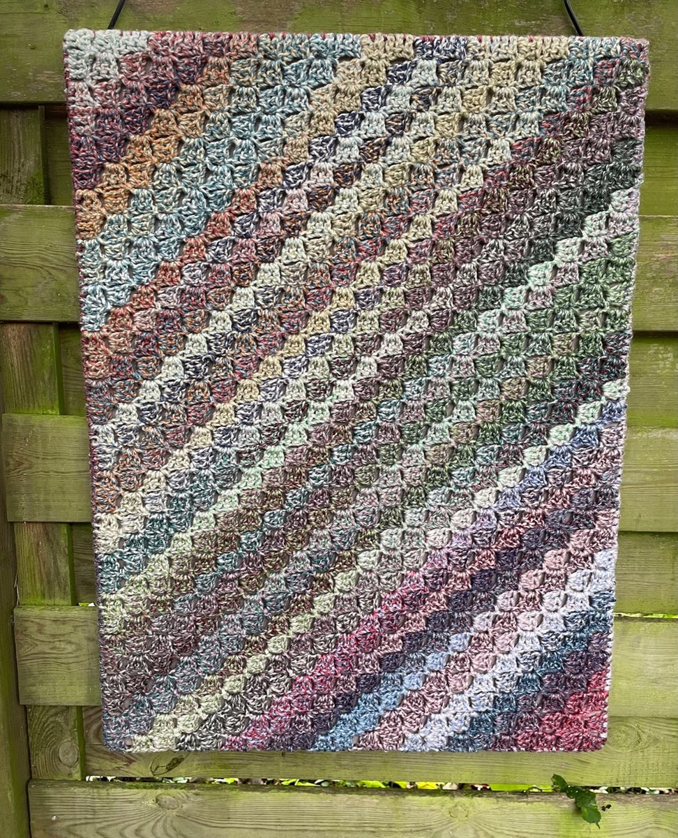 GEHAAKT WANDKLEED-SCHILDERIJ-WANDPANEEL 60 X 80 CM.