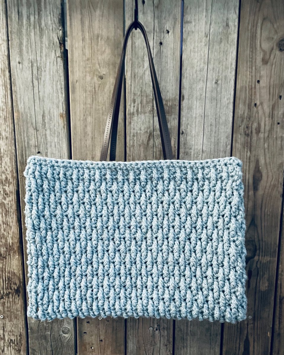 HAAKPAKKET - TAS MIX & MATCH - ALPINE STEEK ZEEGROEN - JUTE - DAT 41.