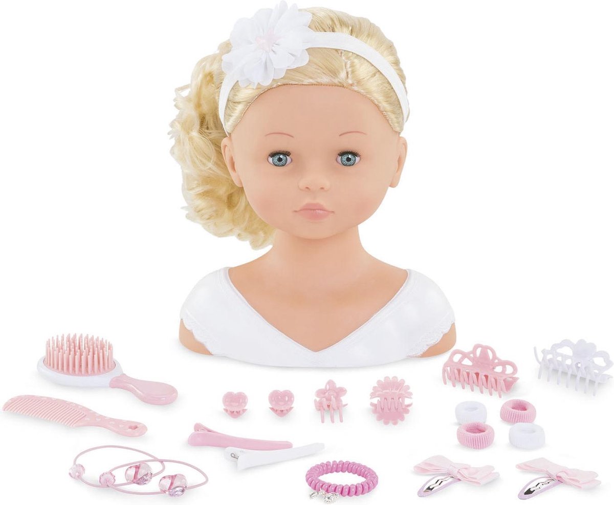 Corolle opmaakpop blond blauwe ogen, ca. 25cm