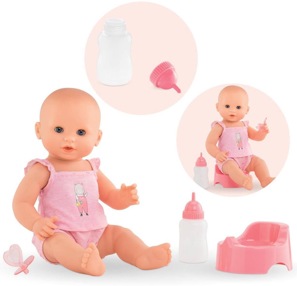 Corolle pop Emma plas drink en badpop 36cm