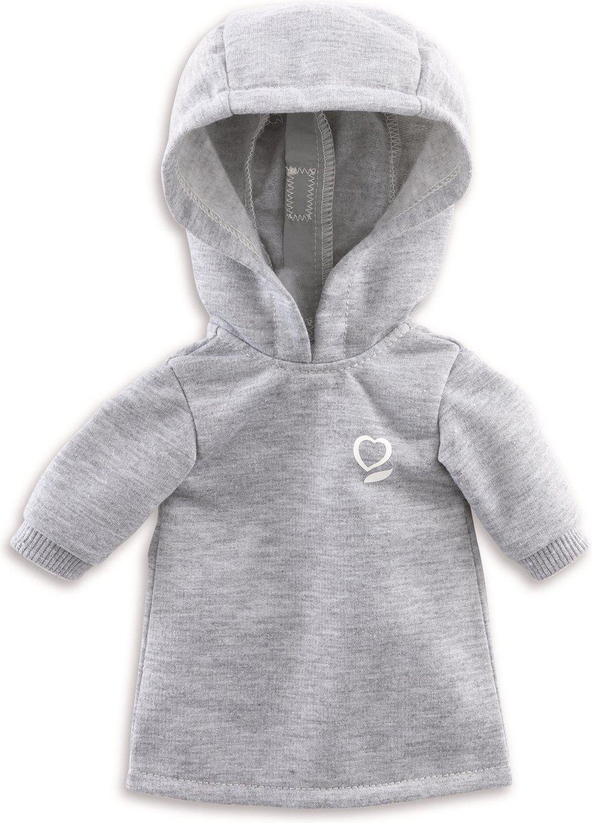   poppenkleding sweatjurk / hoodie dress voor ma corolle pop van 36cm