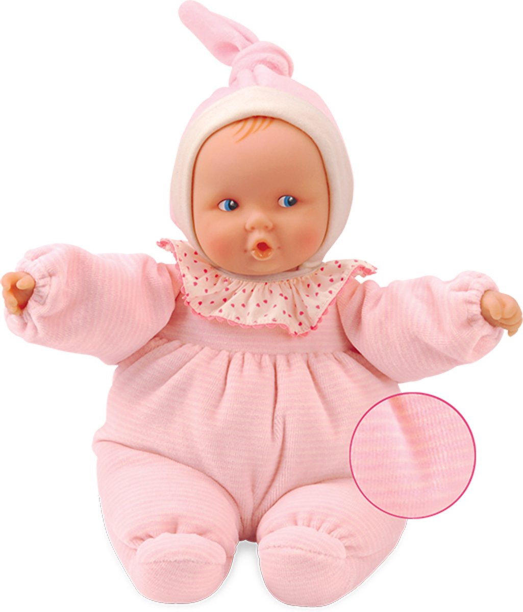 corolle doudou babipouce rose gestreept - 28 cm