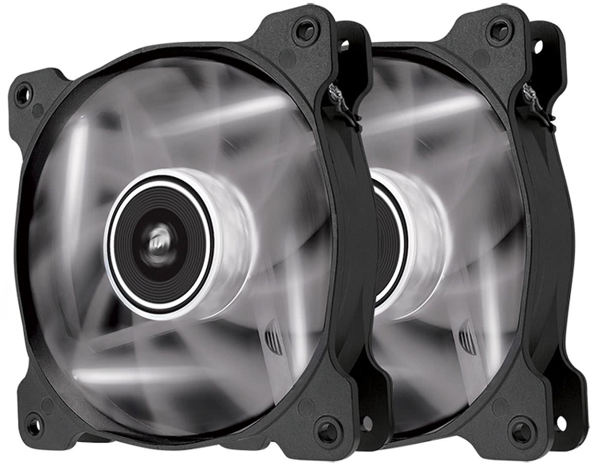 Corsair Air SP120 Static Pressure Edition - Wit LED (duo pack)