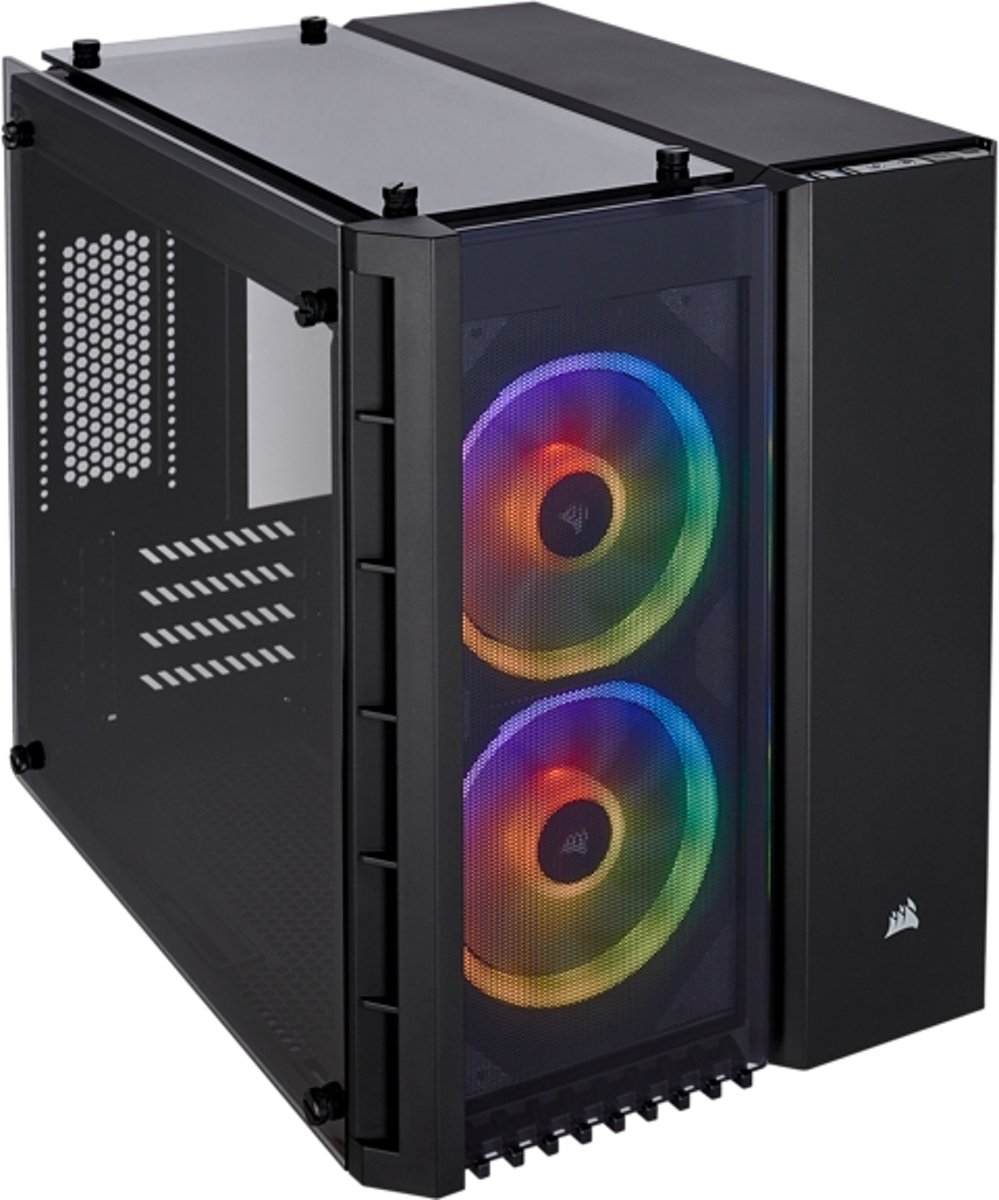 Corsair Crystal 280X computerbehuizing Micro-Tower Zwart