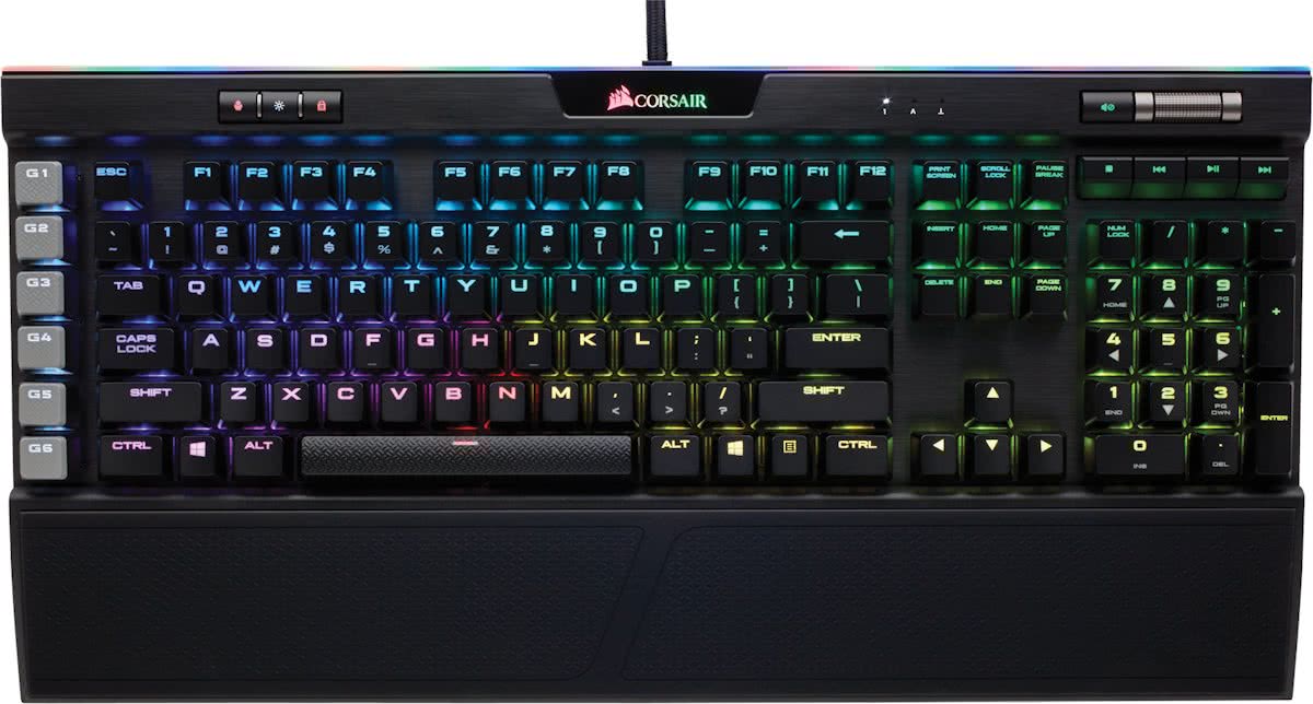 Corsair K95 RGB Platinum - Azerty - Cherry MX Brown -  Mechanische Gaming Toetsenbord