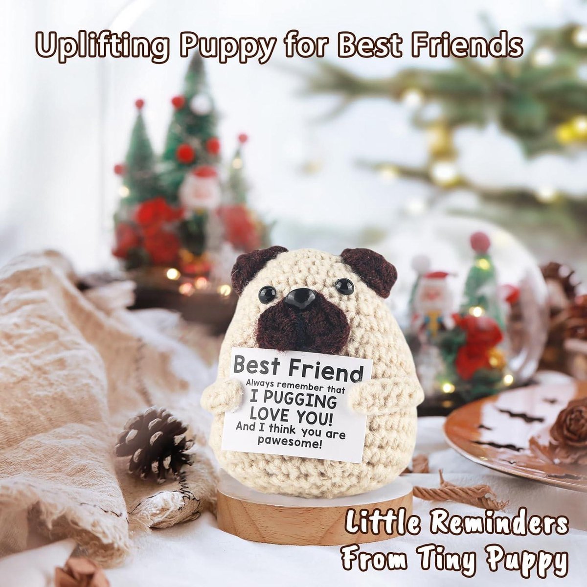 Cosensi - Hondenornament en Geluksmunt voor Positief Geschenk bij Ziekte Kanker - Hondenliefhebbers Cadeau - Geluksbrenger