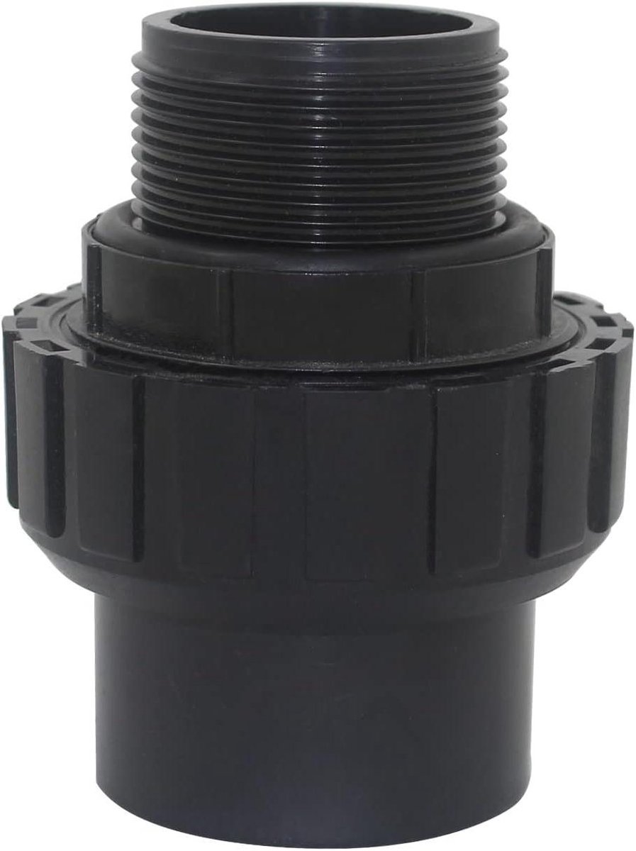 Cosensi - Overgangsstuk PVC 50mm naar buitendraad 1-1/2 voor zandfilterpomp zwembad - O-ring inbegrepen