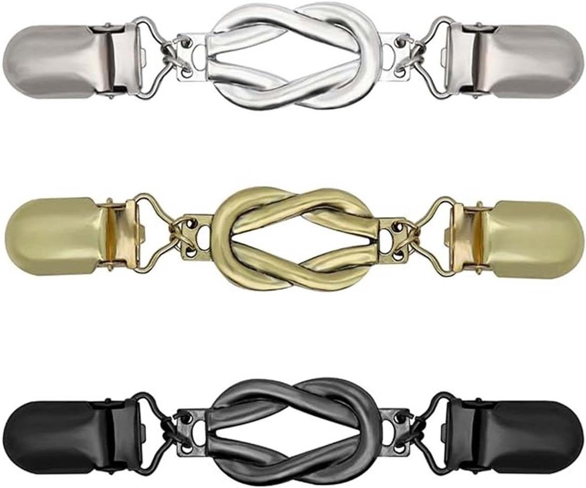 Cosensi - Retro trui clips 3 stuks voor het strakker maken van kleding - jurk clips, vest kraag clips, taille spanner