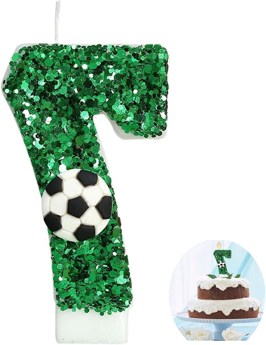 Cosensi - Verjaardagskaarsen nummer 7 voor taartdecoratie en jubilea