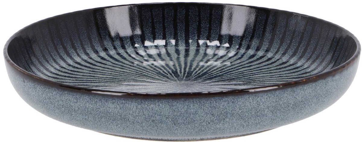 Cosy & Trendy Bord diep d24xh4,3 cm atlantis stripe.