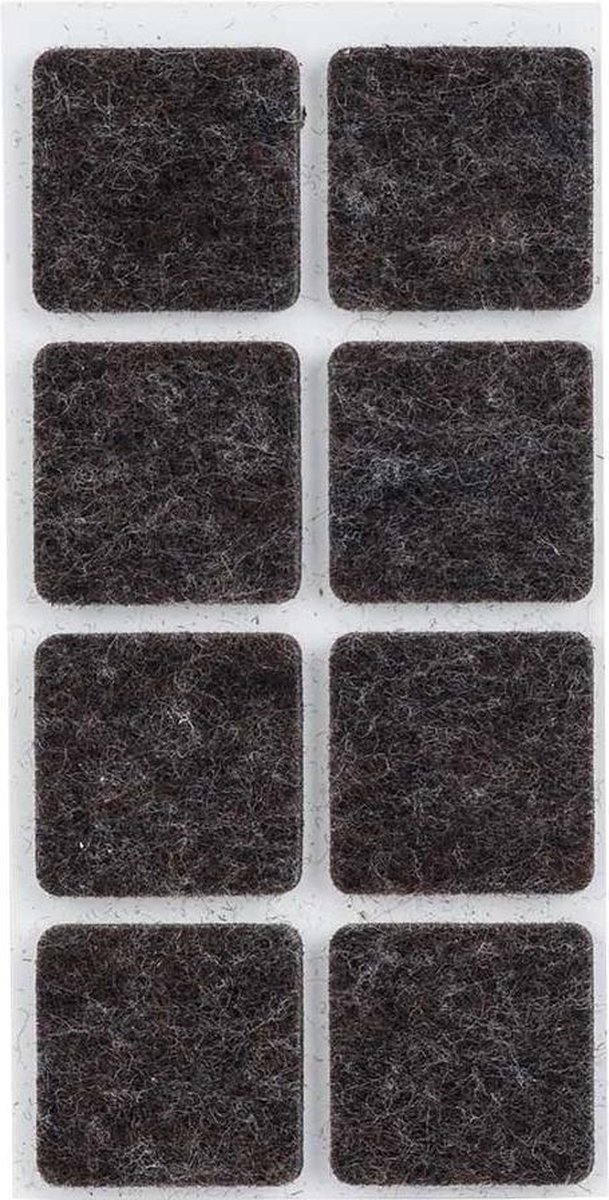 Cosy & Trendy Vilt - Antislip - Zwart - 25x25mm - (set van 32) en Yourkitchen E-kookboek Heerlijke Smulrecepten