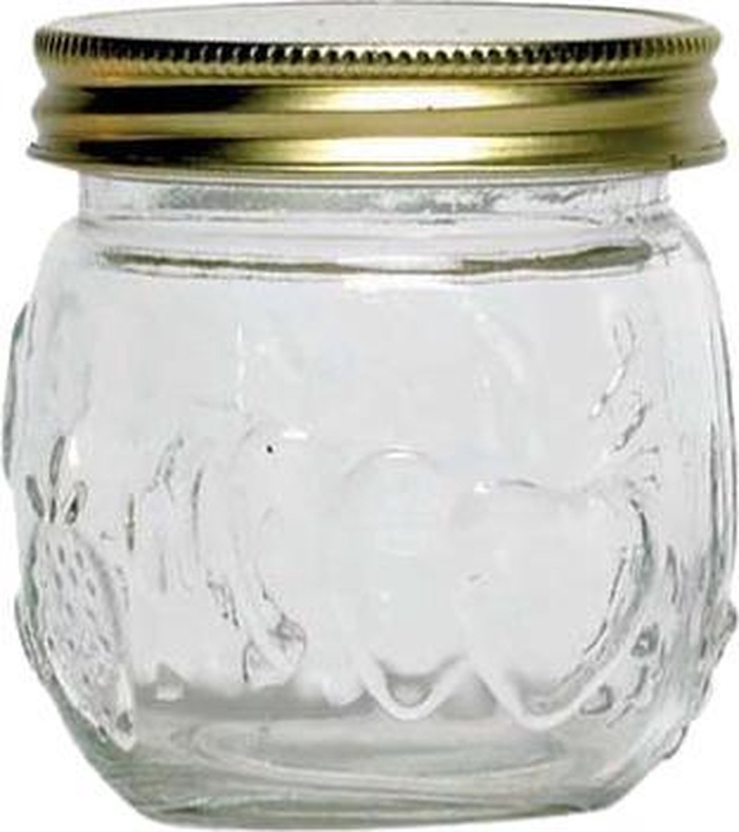 Glazen potje met schroefdeksel - Ø 6 cm (12 stuks)