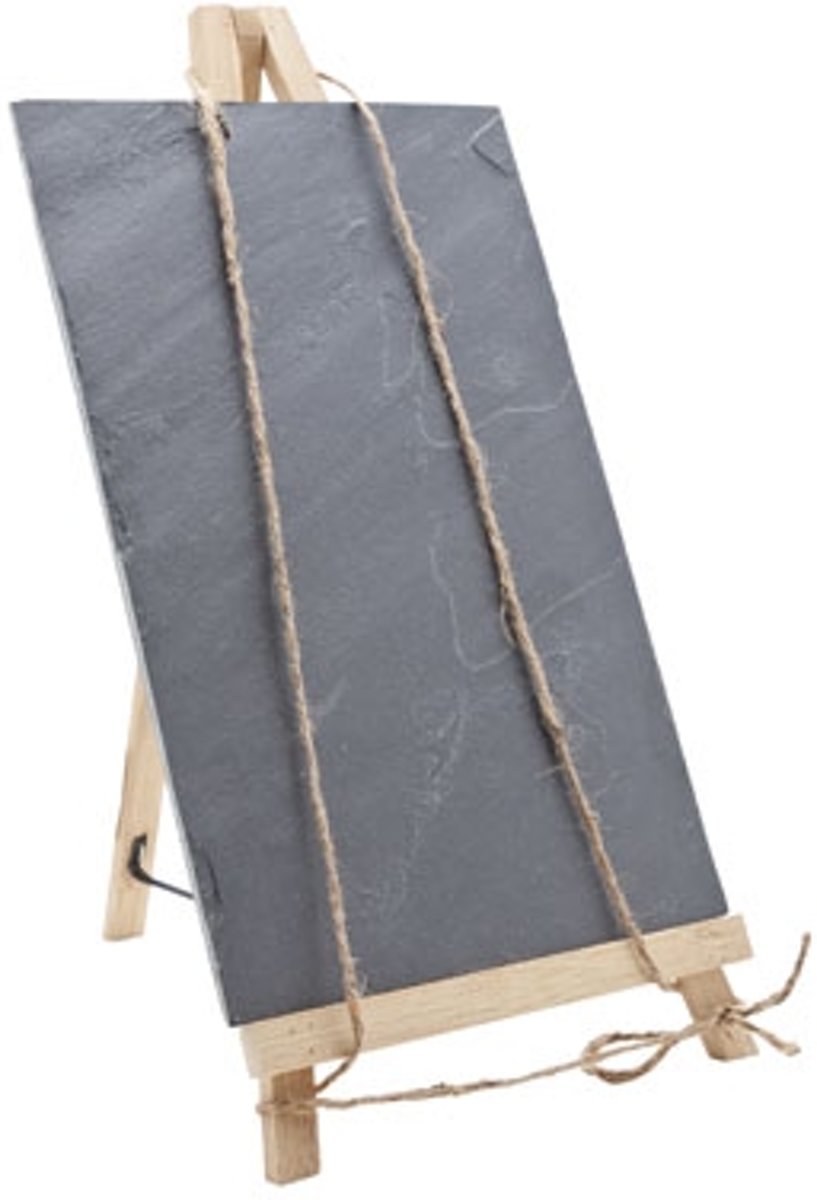 Memobord leisteen incl. houder