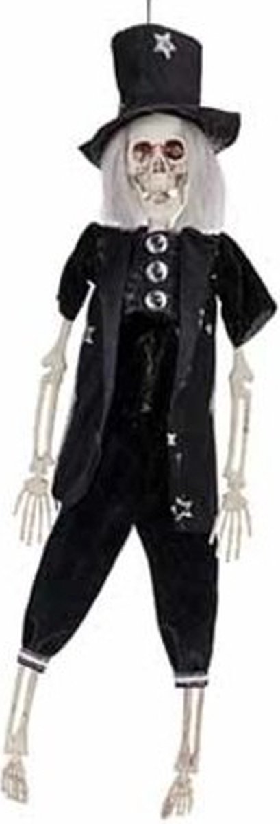 Cosy @ Home Skelet - hangend - Groom zwart - H40cm