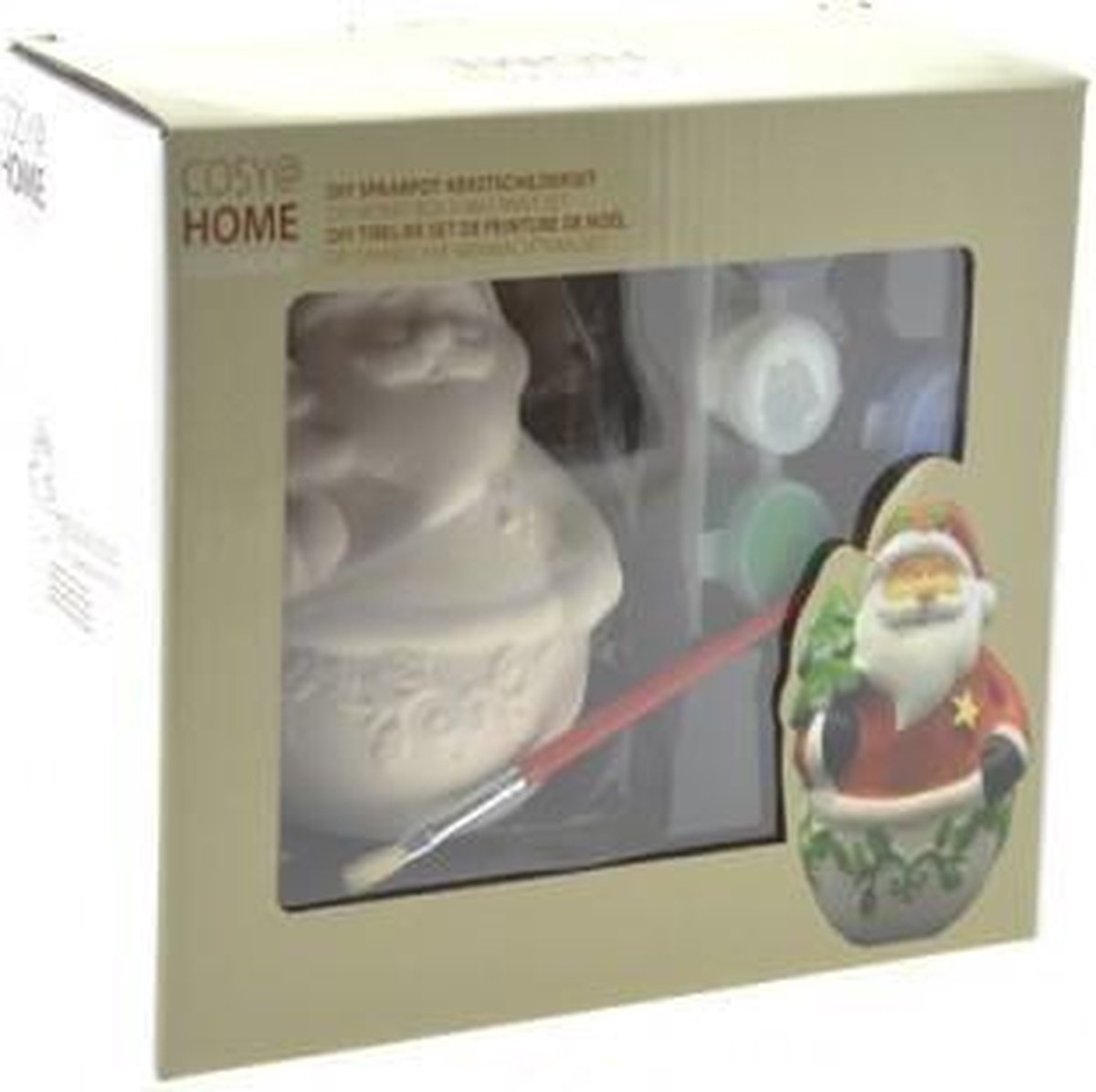 Kerst - Schilder set - Knutselen - Kerstman - Spaarpot