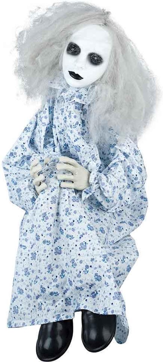 Pop Animation Girl Wit 40x46xh64cm Kunststof Excl 3 Aa Batt