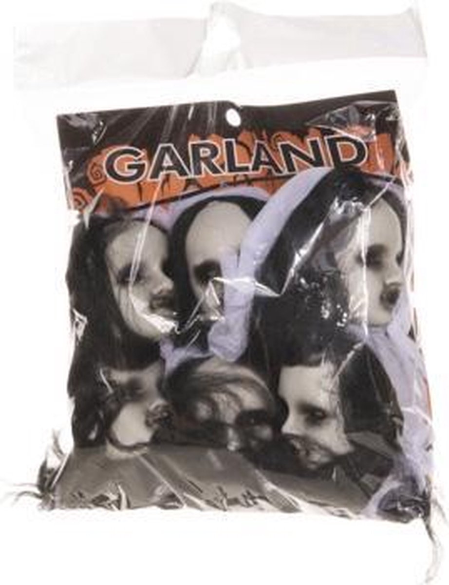 Slinger Heads 6pcs Zwart 20x5xh150cm Kunststof