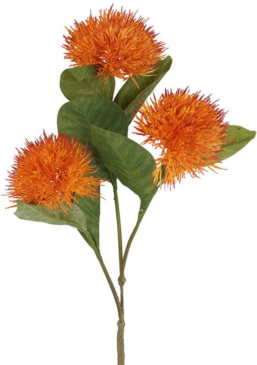 Countryfield Kunstbloem Carthamus oranje