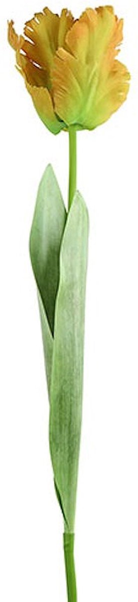   Kunstbloem Tulipa (parkiet) geel