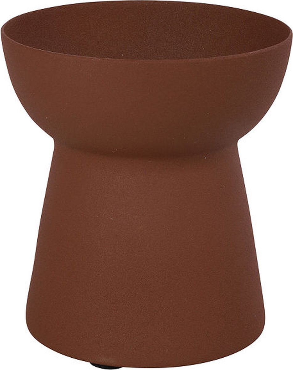 Countryfield Vaas Doreen S metaal roest 12cm.