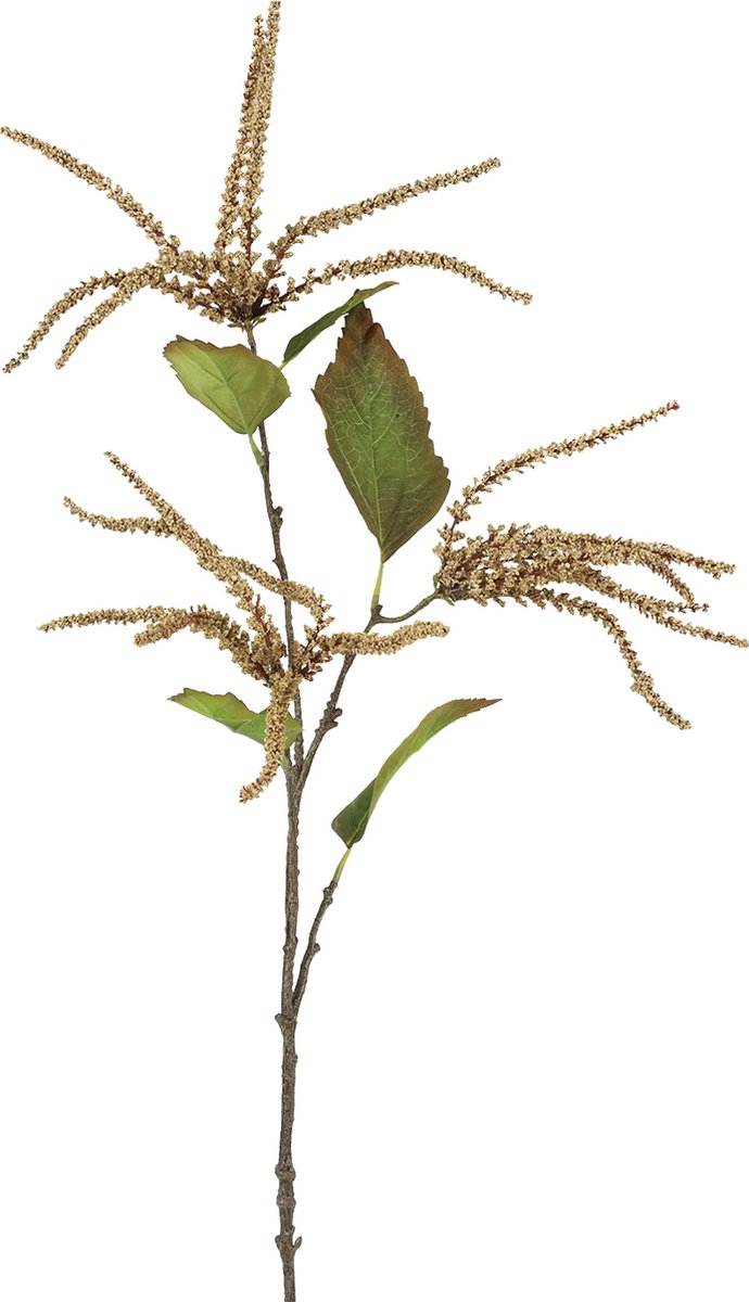 Countryfield kunstbloem speelgoed Amaranthus l.bruin 78cm decoratie.