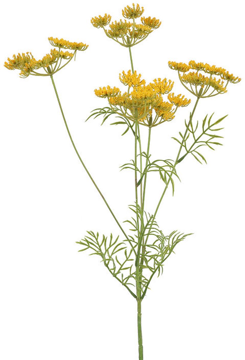 Countryfield kunstbloem speelgoed bloem geel 80cm decoratief.