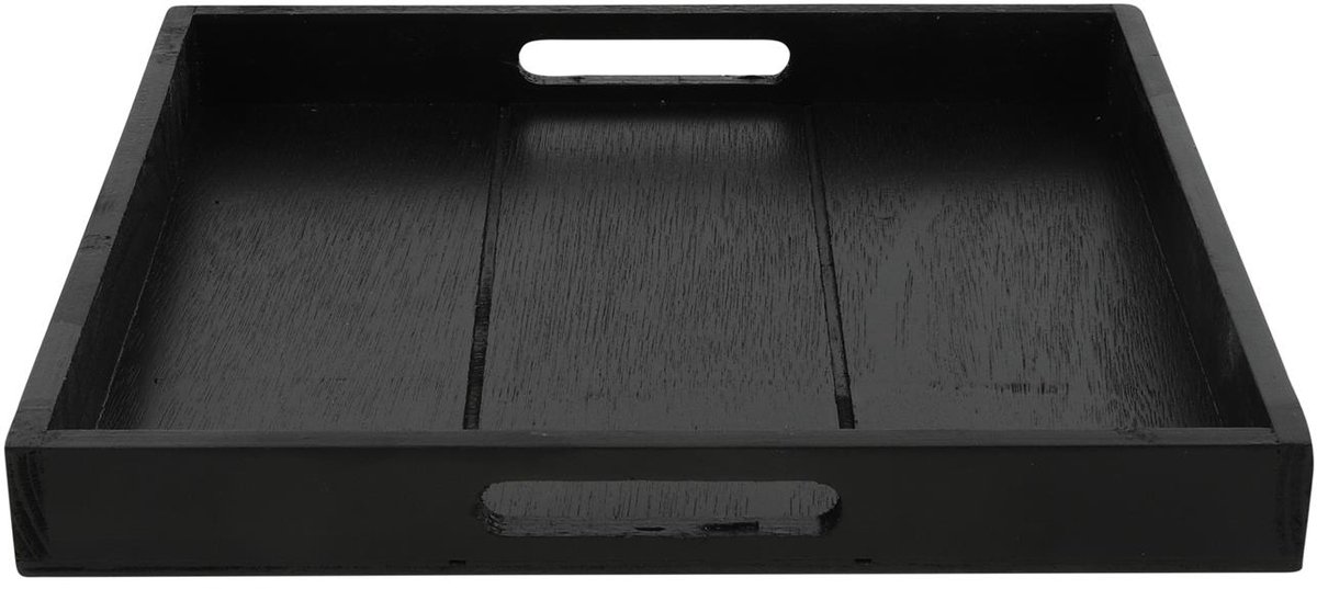 Dienblad S zwart 30x30x3,5cm