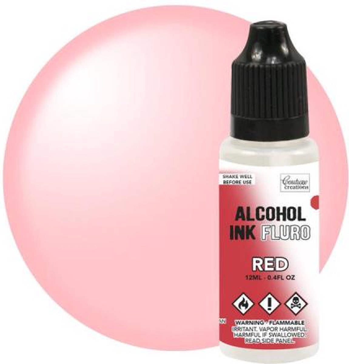 Alcohol Ink FLURO Red