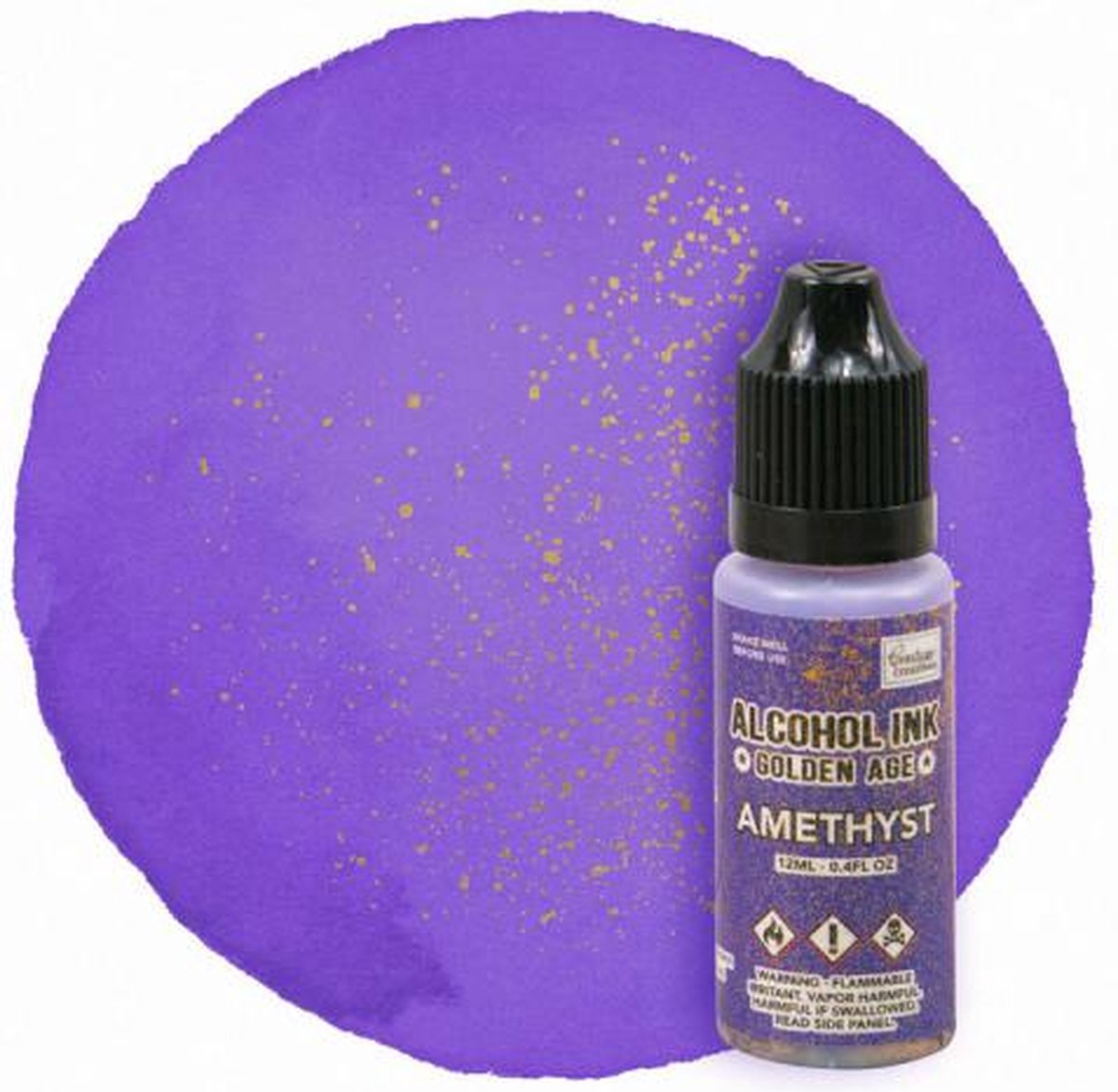Alcohol Ink Golden Age Amethyst