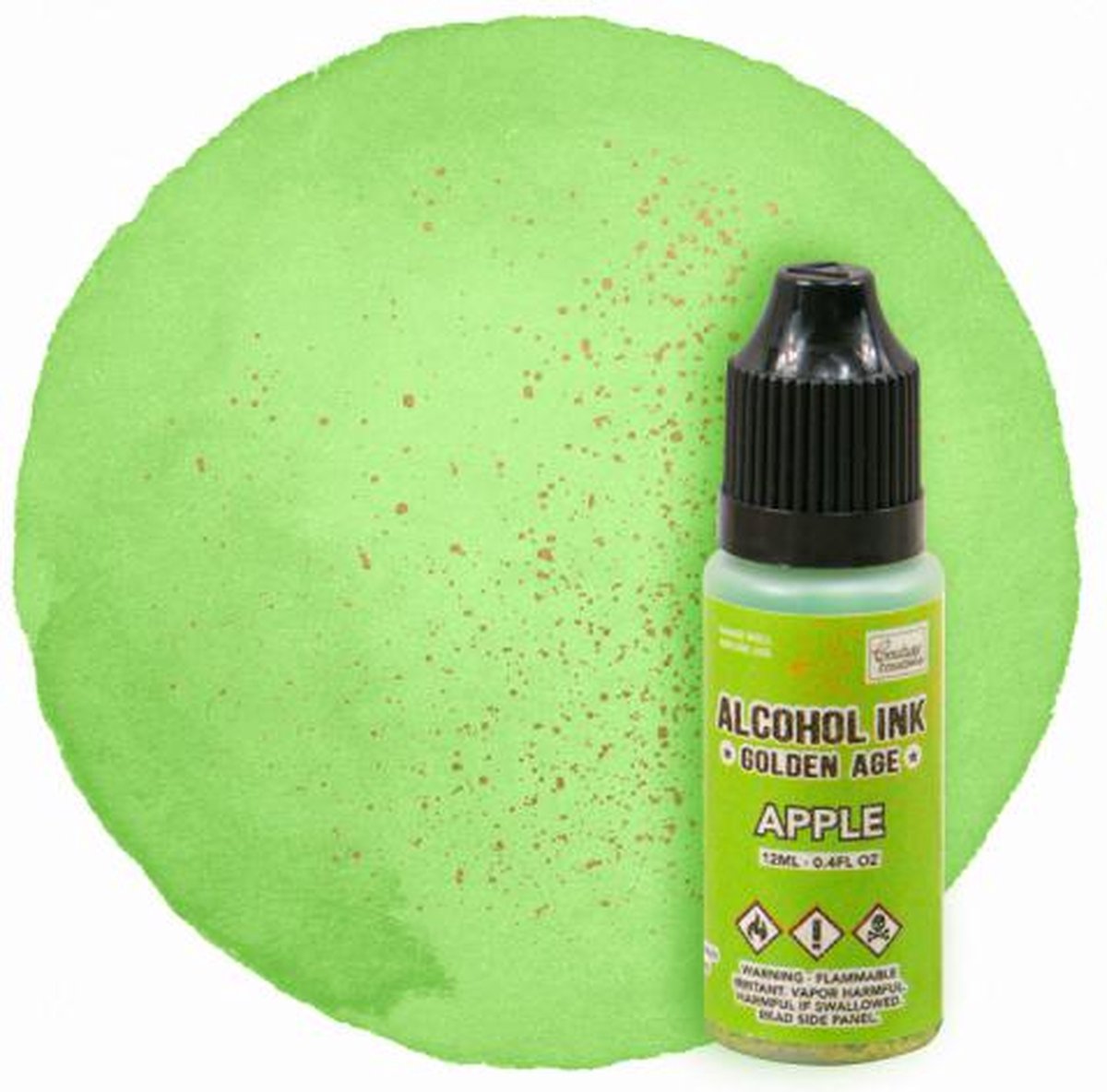 Alcohol Ink Golden Age Apple