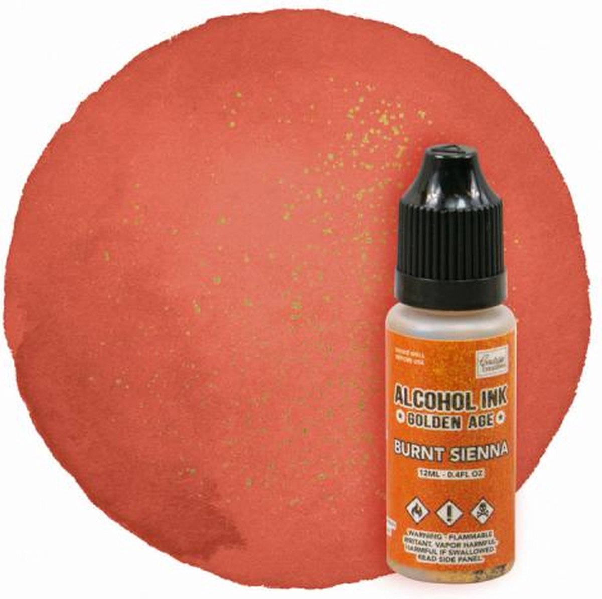 Alcohol Ink Golden Age Burnt Sienna