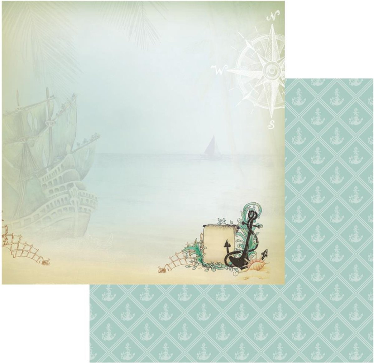 Couture Creations - Sea Breeze Paper Pack 12