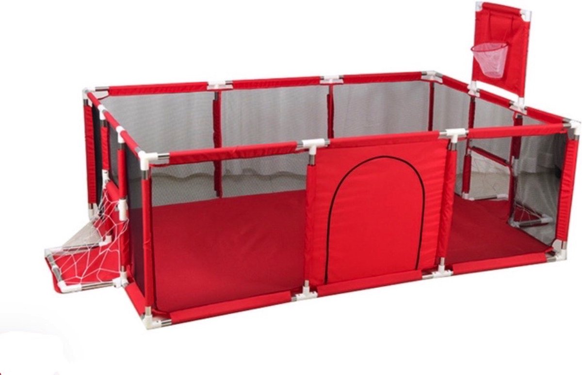 Covie - Ballenbak - Opvouwbaar - Babybox - Babygym - Ballenbak baby - kinderspeeltuin - Rood