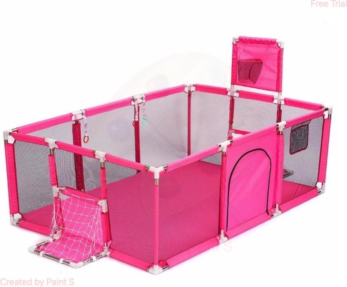 Covie - Ballenbak - Opvouwbaar - Babybox - Babygym - Ballenbak baby - kinderspeeltuin - Roze