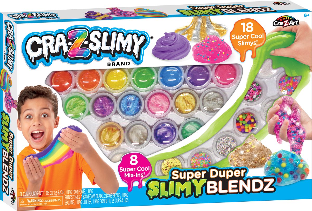 Slijm Maken Pakket voor Kinderen - Slime - Cra-Z-Slimy Super Duper Slimy Blendz