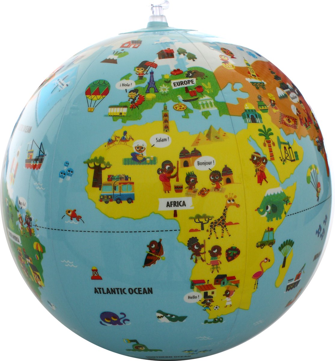Inflatable Caly globe Tiny travellers - opblaasbare wereldbol 30 cm