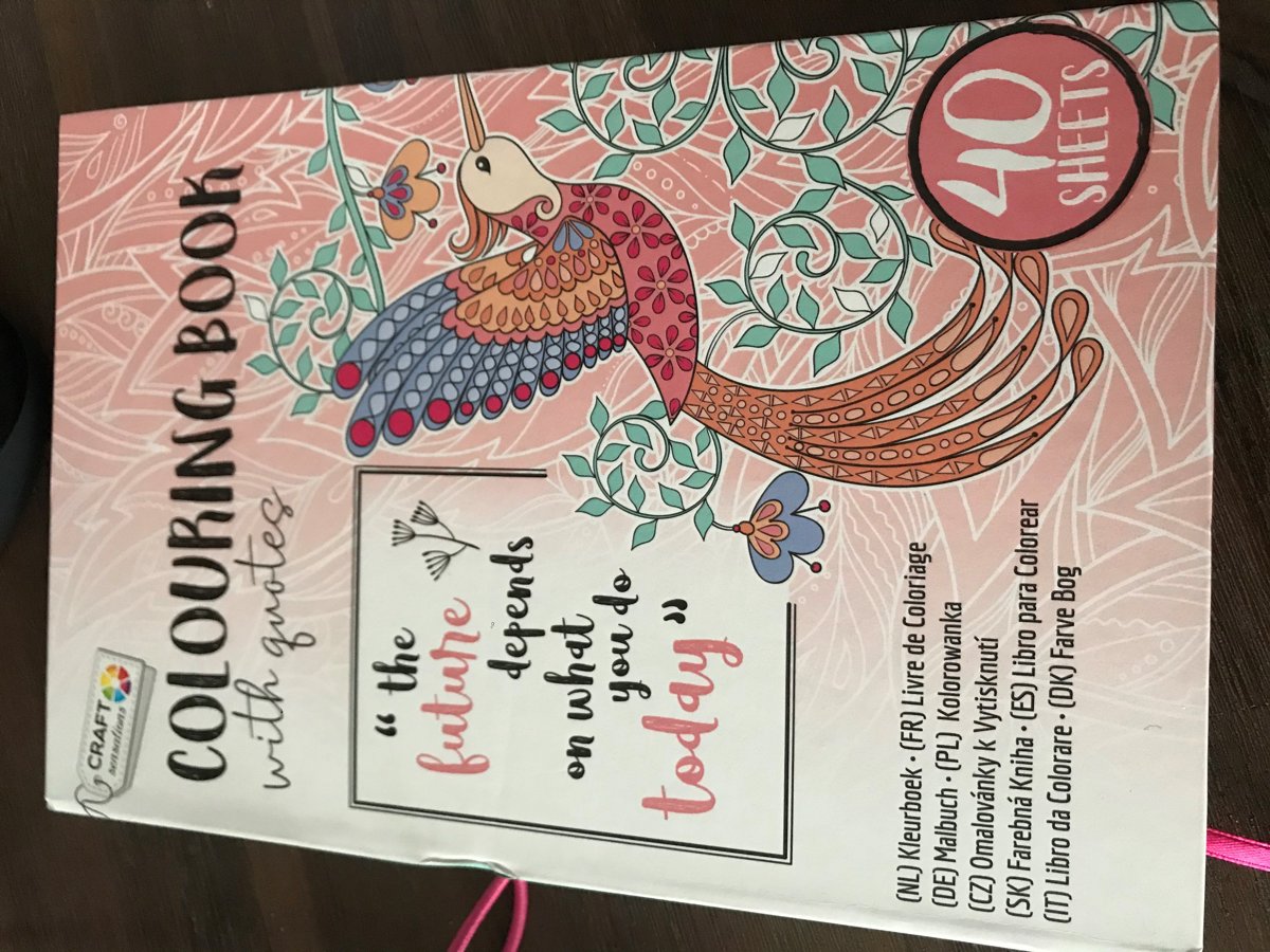 kleurboek- kleuren - boek - quotes