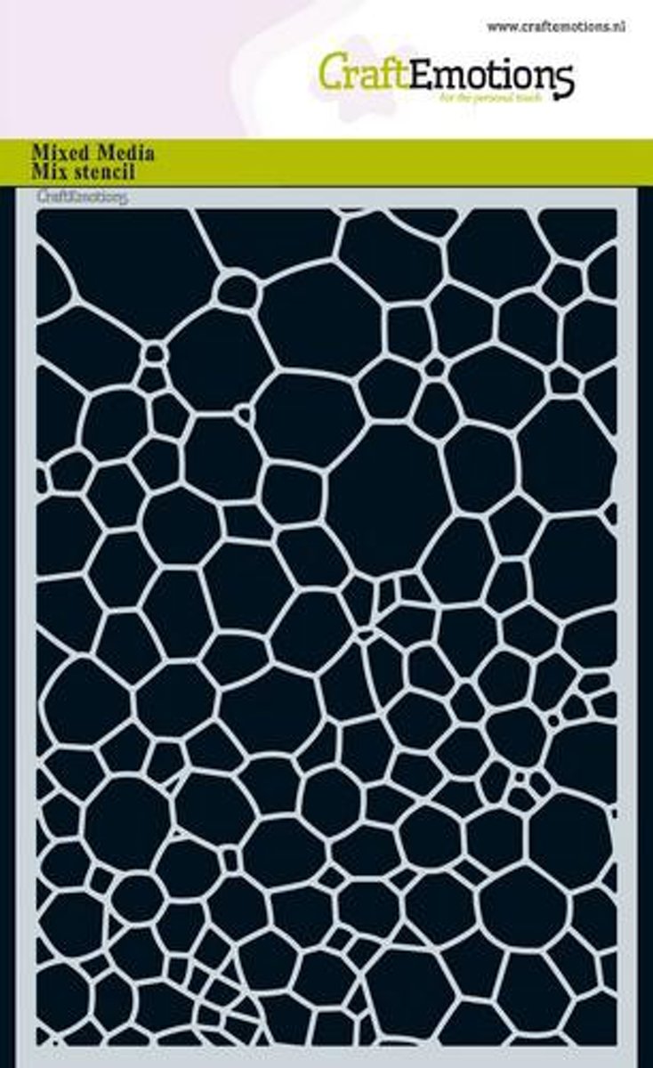 CraftEmotions Mask stencil - water bellen 2 A5 A5
