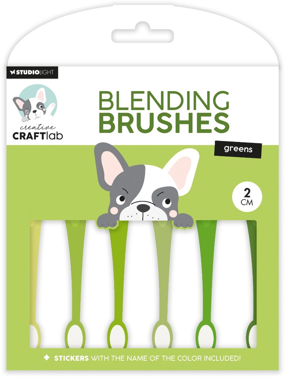 CCL Blending brushes 2cm soft brush greens Essentials nr.11