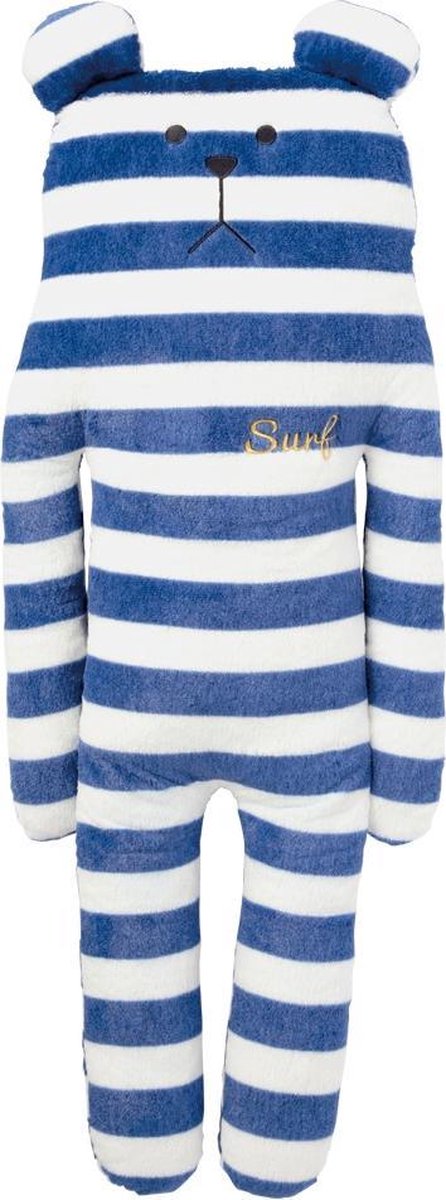Craftholic Knuffel Sloth Surf 100 X 32 Cm Polyester Blauw/wit
