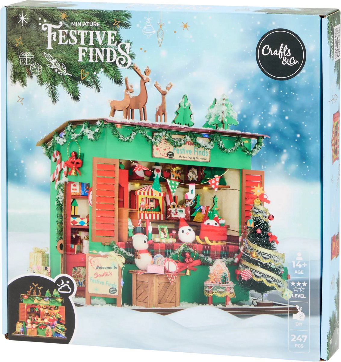 Crafts & Co bouw je eigen kersthuisje