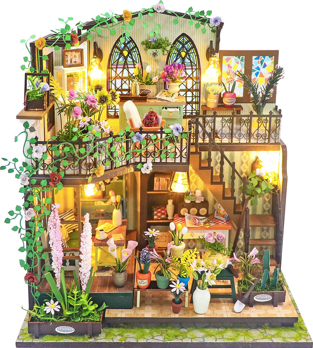 Miniatuur Bouwpakket M - Botanical Garden - DIY Bouwpakket - Kinderen en Volwassenen - Crafts&Co