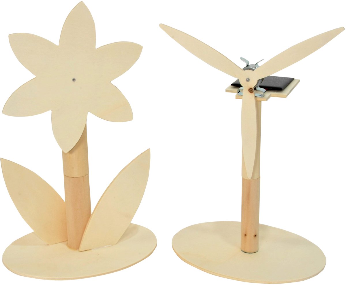 PLAYmake Solar Set voor 4-in-1 Houtbewerking Set voor Kinderen - Houtsnijset - Speelgoed Gereedschapset - Cadeautjes voor Jongens en Meisjes - Vanaf 5 Jaar -  