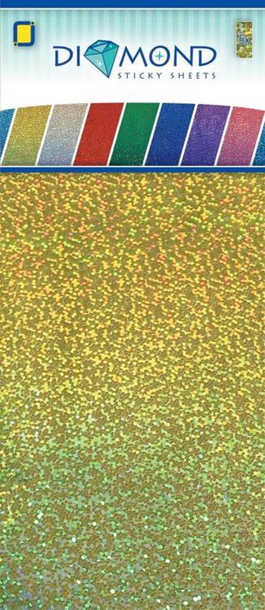 Crafts & Co Diamond kleverige vellen Goud